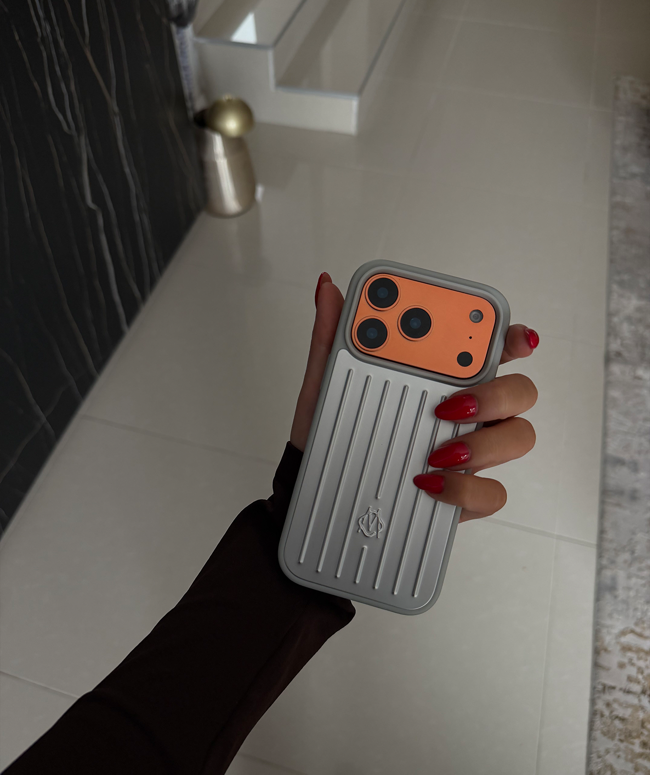 RIMOWA Silver Phone Case